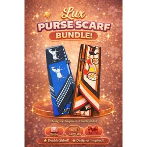 🔥#27 $50 Retail LUX LIKE PURSE SCARVES! BELTS, NECK, OR PURSE!